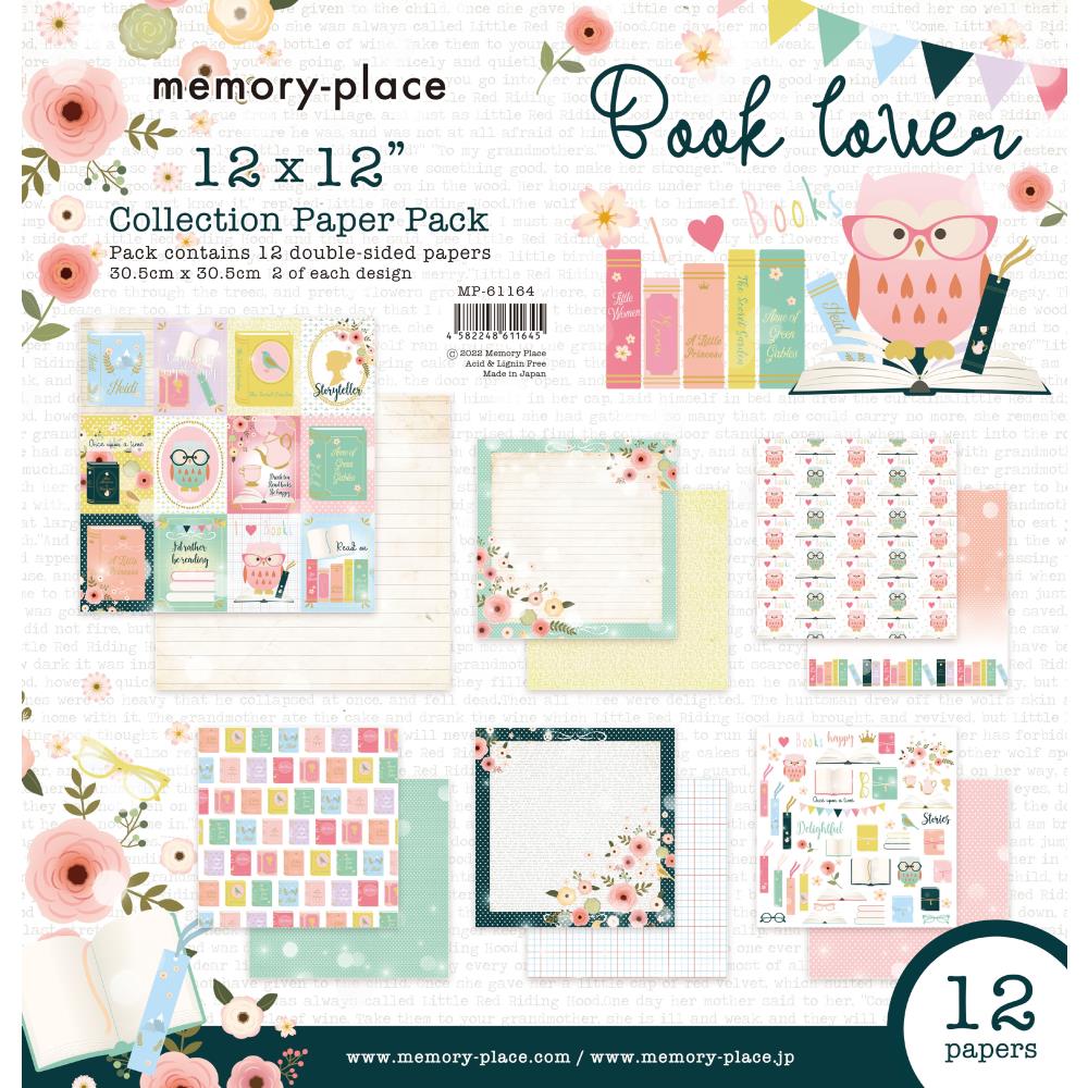 Memory Place Memory Place Collection Pack 12"X12" Book Lover - Scrap Of Your Life 