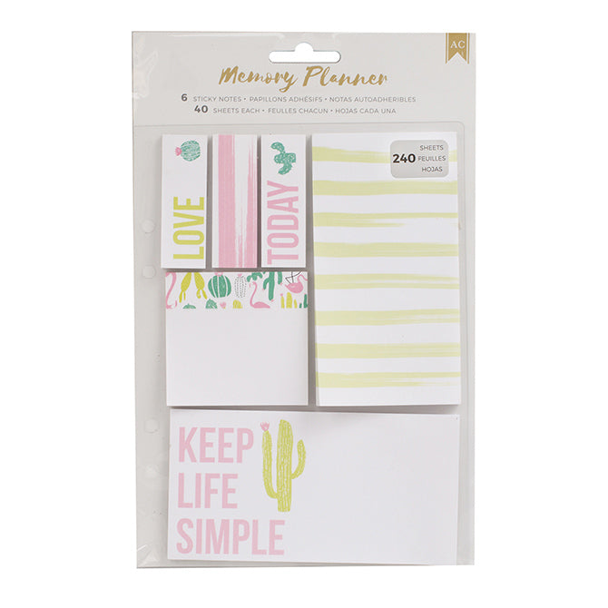 American Crafts - Memory Planner Collection - Sticker Notes - Scrap Of Your Life 
