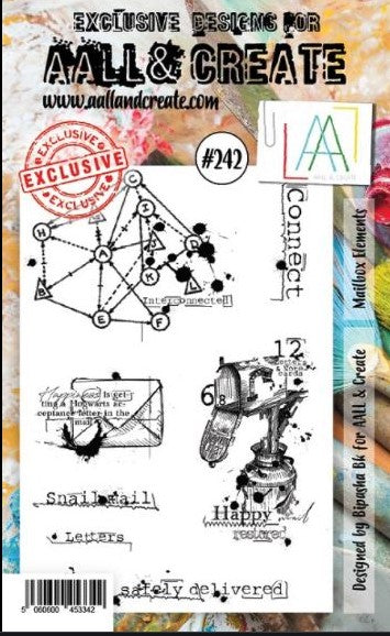 AALL & Create - A6 Stamp #242 -  Mailbox Elements - Scrap Of Your Life 