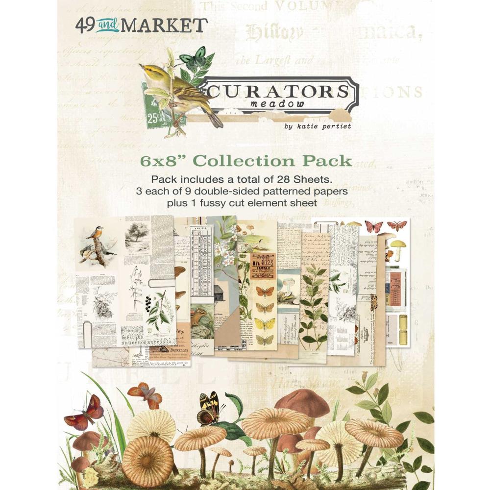 49 and Market -  Curators  Meadow -  6 x 8 Collection Pack - Scrap Of Your Life 