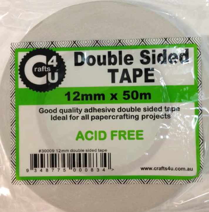 Crafts 4 U Double Sided Tape 12mm - Scrap Of Your Life 