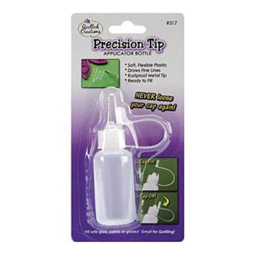 Quilled Creations - Precision Tip Glue Applicator Bottle - Empty .5oz - Scrap Of Your Life 