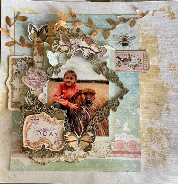 Scrapbooking Kits Lovely Moments 12 x 12 Layout