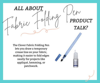 Clover Fabric Folding Pen Liquid FAQ's