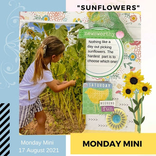 Monday Mini - Picking Sunflowers