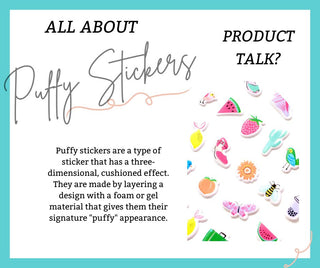 Puffy Stickers, 3D for Scrapbooking and Card Making