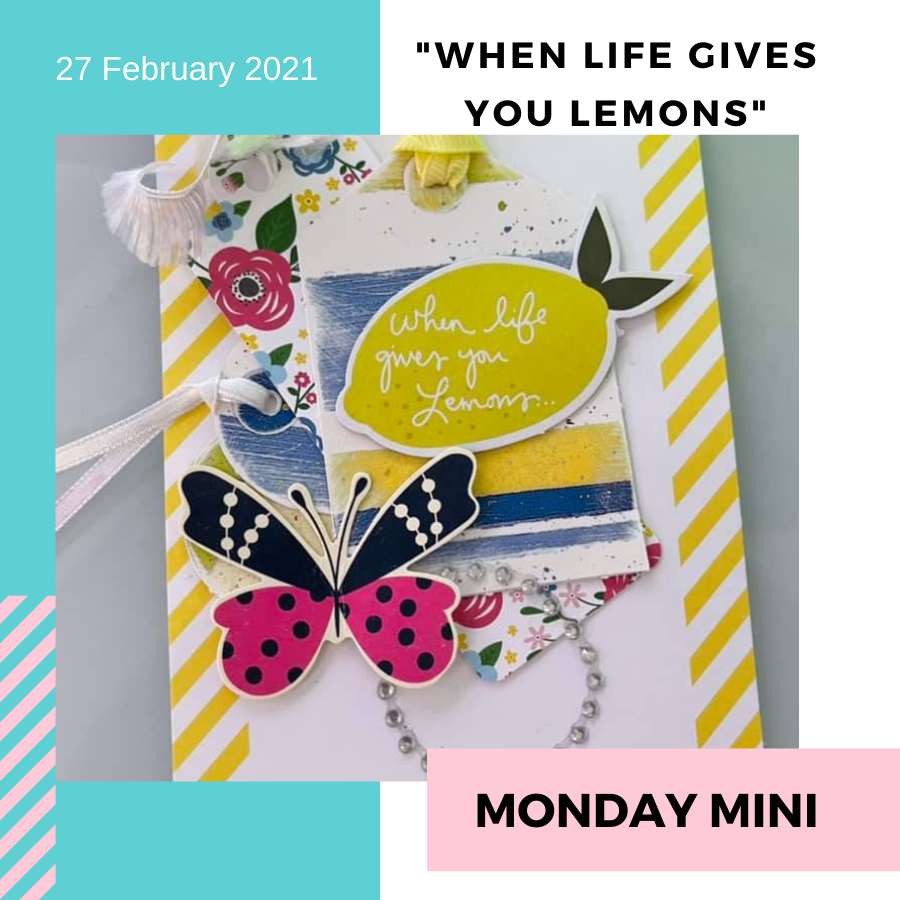 Monday Mini's - Great ideas for using up your left over scrapbooking paper and embellishments. Visit the Facebook Group to check out a new Mini every week.