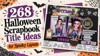 268 Halloween Scrapbook Title Ideas for Spooky Layouts