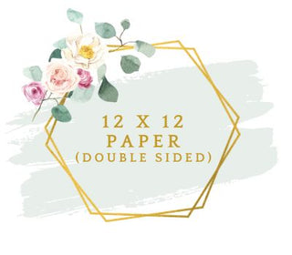 Get double the creative possibilities with our stunning range of 12 x 12 double-sided papers! 
