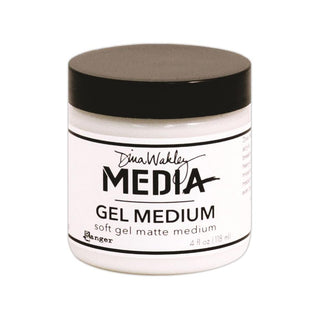 Dina Wakley Media Soft Gel Matte Medium 4oz - Scrap Of Your Life 