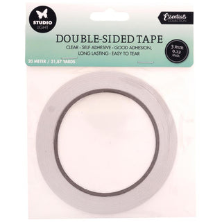 Studio Light - Double-Sided Adhesive Tape 3mmx20m - Scrap Of Your Life 