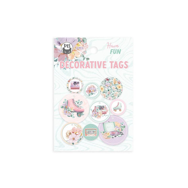 P13 Have Fun Double-Sided Cardstock Tags - Scrap Of Your Life 