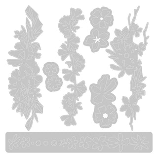 Sizzix Thinlits By Olivia Rose Woodland Borders 7/Pkg - Scrap Of Your Life 