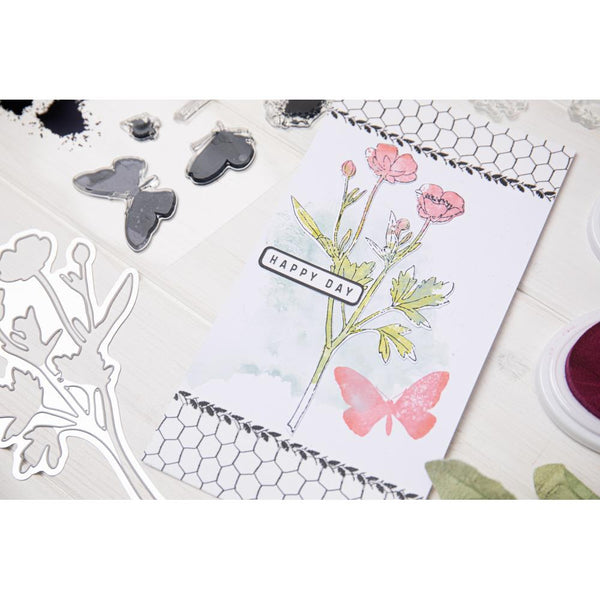 Sizzix Framelits Die & A5 Stamp Set By 49 & Market - Scrap Of Your Life 
