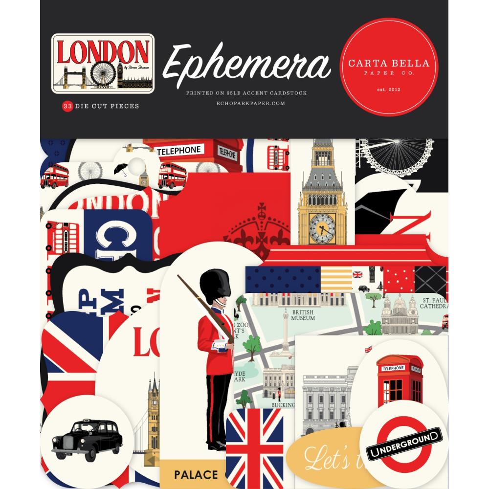 Carta Bella London Ephemera Icons