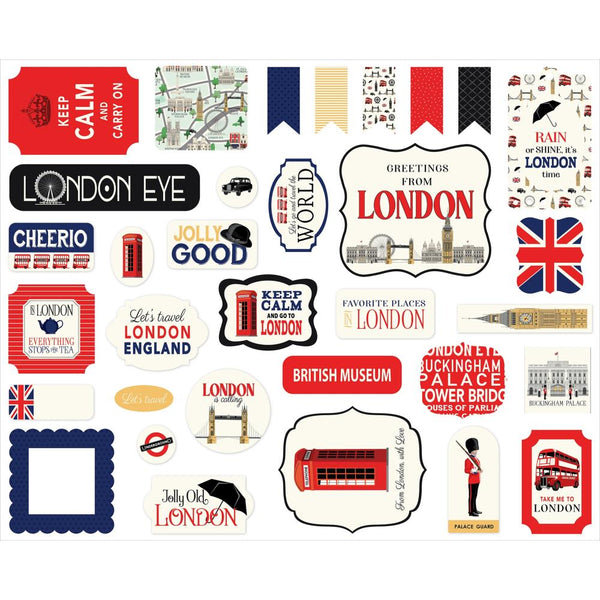 Carta Bella London Ephemera Icons