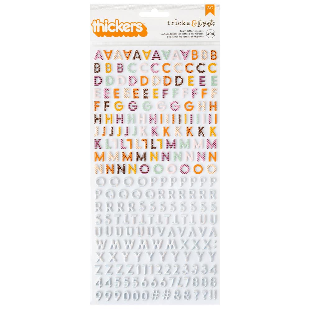 Paige Evans Tricks & Treats Thickers Alphabet