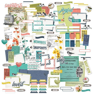 49 & Market Birdsong Ephemera Bits - Scrap Of Your Life 
