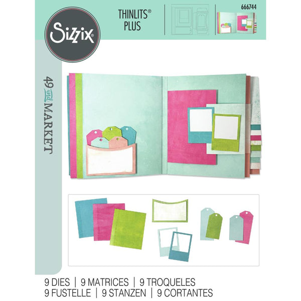 Sizzix Thinlits Die Set By 49 And Market - Journal Essential Pages - Scrap Of Your Life 