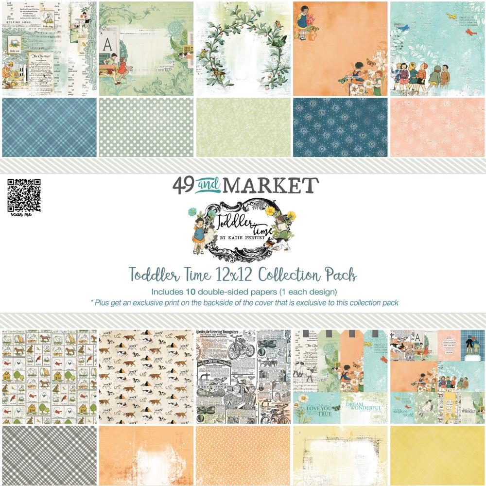 49 & Market Toddler Time Collection Pack 12"X12"