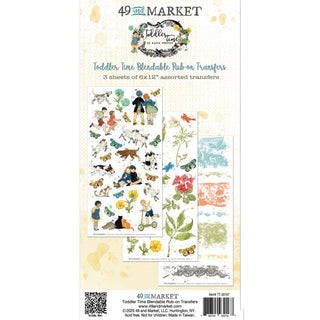 49 And Market Toddler Time Rub-On Transfer Set - Blendable - Scrap Of Your Life 