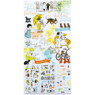 49 And Market Toddler Time Rub-On Transfer Set - Essential - Scrap Of Your Life 