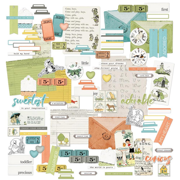 49 & Market Toddler Time Chipboard Set