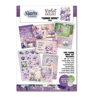 3 Quarter Designs - Violet Dreams Gimme More Pack