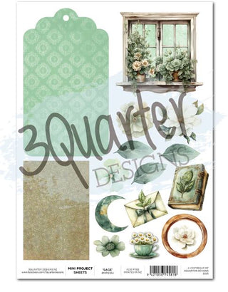 3 Quarter Designs - Sage Candlelight Project Sheet - Scrap Of Your Life 