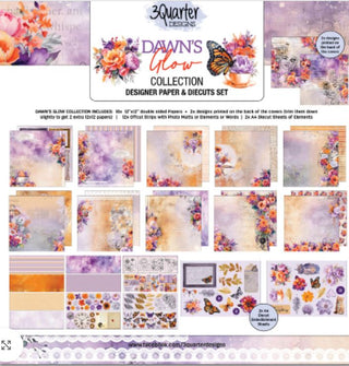 3Quarter Designs Dawn’s Glow Collection 12x12 Collection Pack - Scrap Of Your Life 