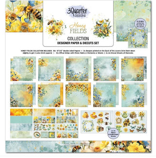 3 Quarter Designs - Honey Fields 12 x 12 Collection Kit