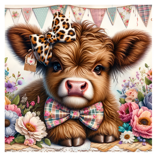 Printable Mother's Day Card Bases - Highland Cows - Scrap Of Your Life 