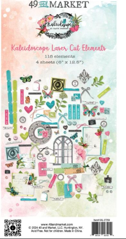 49 And Market Kaleidoscope Laser Cut Outs Elements - Scrap Of Your Life 