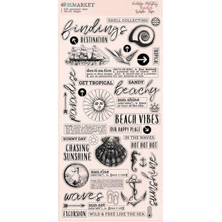 49 & Market Vintage Artistry Beached Washi - Scrap Of Your Life 