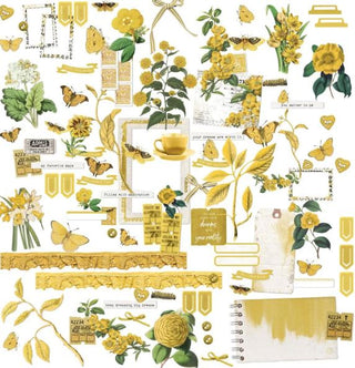 49 & Market Color Swatch Ochre Laser Cut Outs - Scrap Of Your Life 