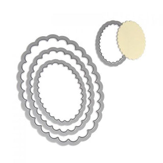 Sizzix Framelits Ovals Scalloped - Scrap Of Your Life 