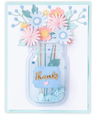Sizzix Making Essential - Shaker Domes - Jar - Scrap Of Your Life 