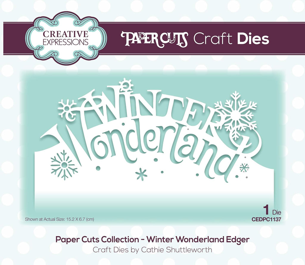 Creative Expressions Edger-Winter Wonderland-Craft Die - Scrap Of Your Life 