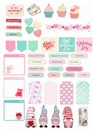 Cut-A-Part file - Valentines Heart Mini Album Project - Scrap Of Your Life 