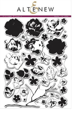 Altenew - Photopolymer Clear Stamp - Vintage Roses - Scrap Of Your Life 