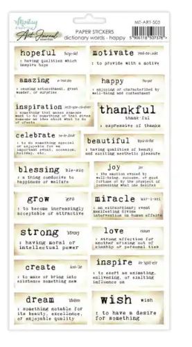 Mintay – Art Journal Essentials - 05 Stickers - Scrap Of Your Life 