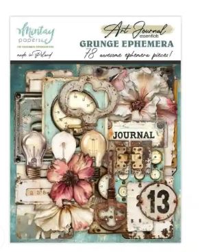 Mintay Art Journal Essentials – Ephemera Grunge - Scrap Of Your Life 