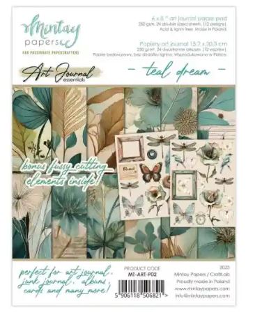 Mintay – Art Journal Essentials - 02 Teal Dream