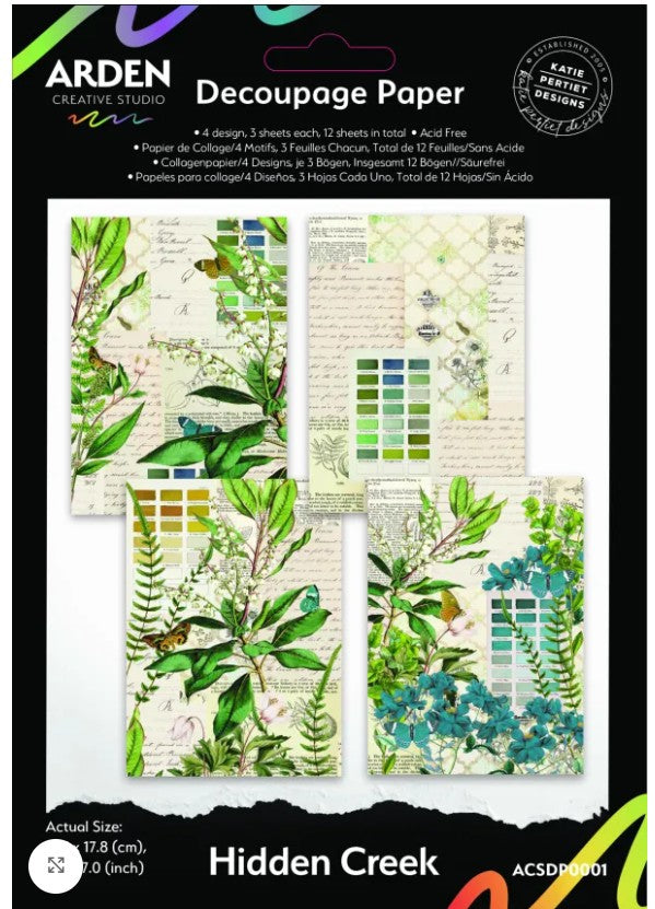 Arden Hidden Creek Decoupage Paper - Scrap Of Your Life 
