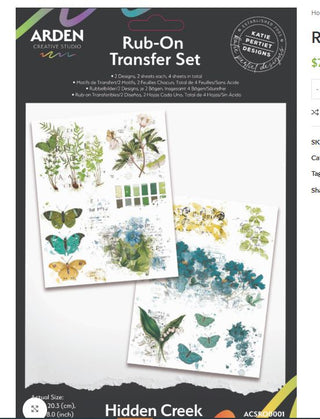 Arden Hidden Creek Collage Paper - Scrap Of Your Life 