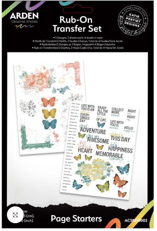 Arden Page Starters Transfer Set - Scrap Of Your Life 