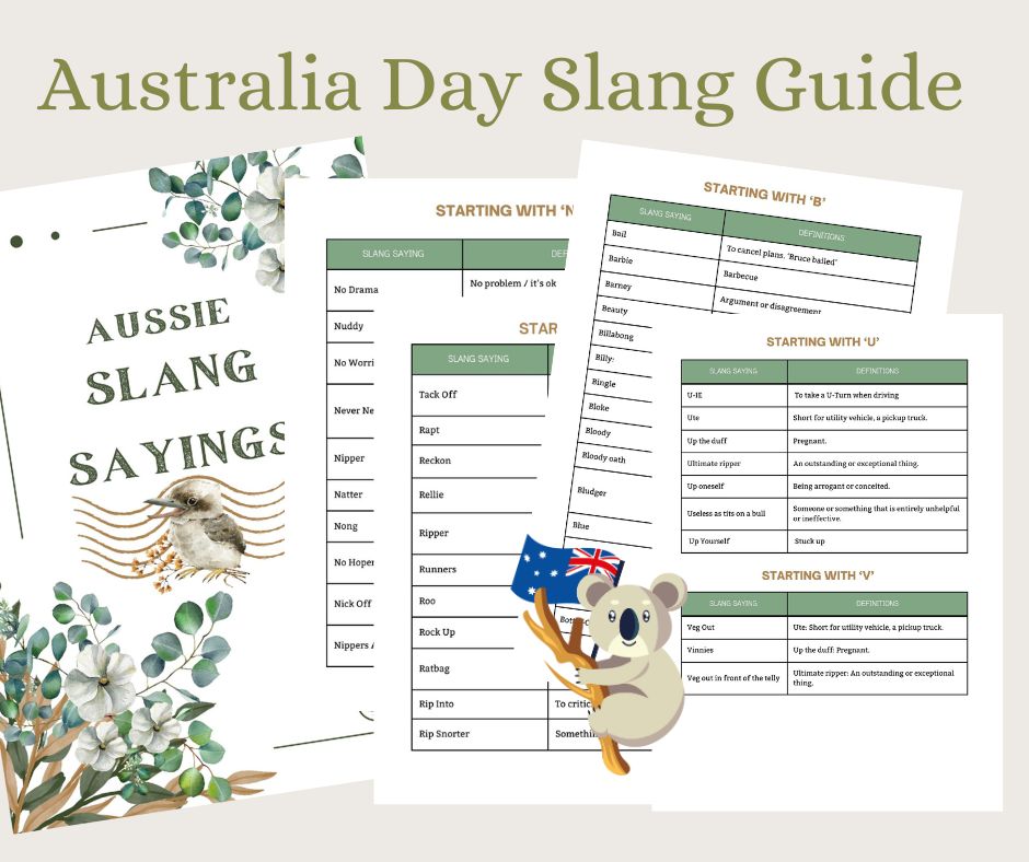 Australia Day Complete Slang Guide