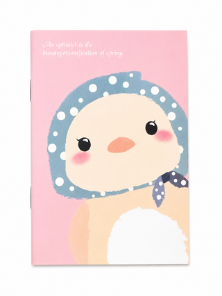 Kawaii Lined Notebook Little Chick - 91 x 128mm
