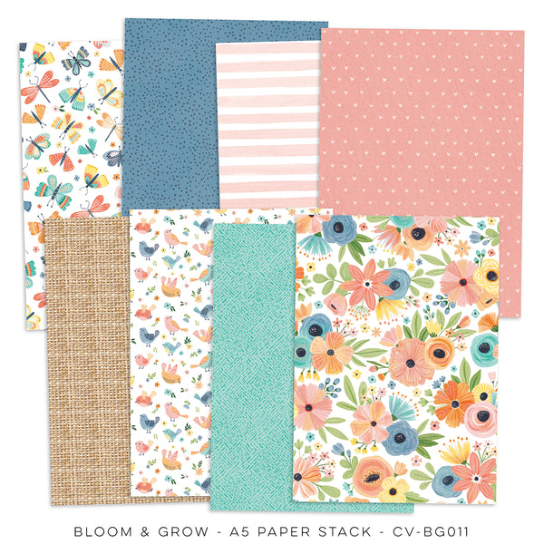 Cocoa Vanilla Bloom and Grow 6 x 8 Paper Pad