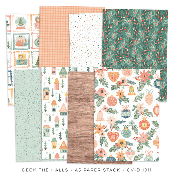 Cocoa Vanilla Deck the Halls 6 x 8 Paper Pad